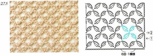 Crochet stitches with patterns (44)