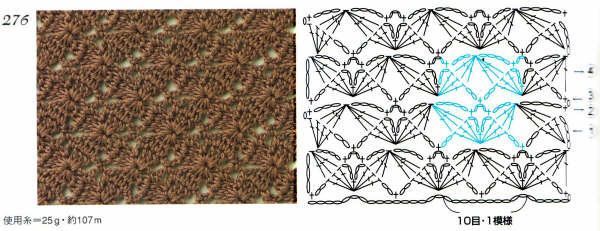 Crochet stitches with patterns (45)