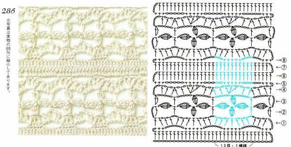 Crochet stitches with patterns (55)