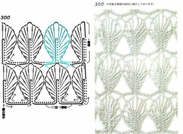 Crochet stitches with patterns (67)