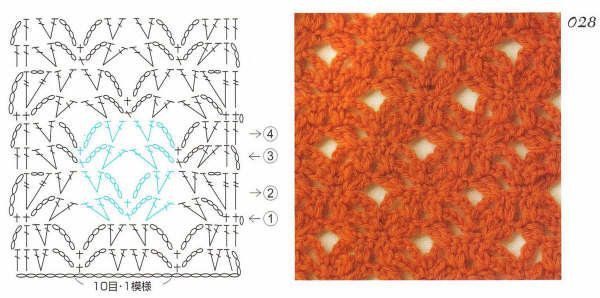 Crochet stitches with patterns (86)