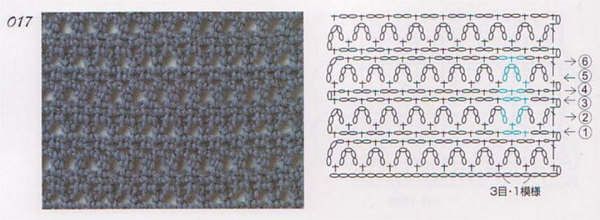 Crochet stitches with patterns (95)