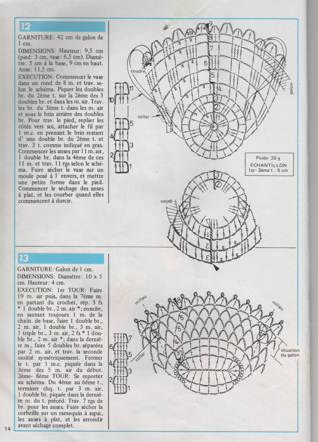 Crochet vase succulents cover crochet favors (2)