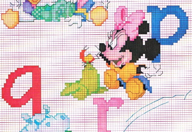 Cross stitch Baby Disney Alphabet (3)
