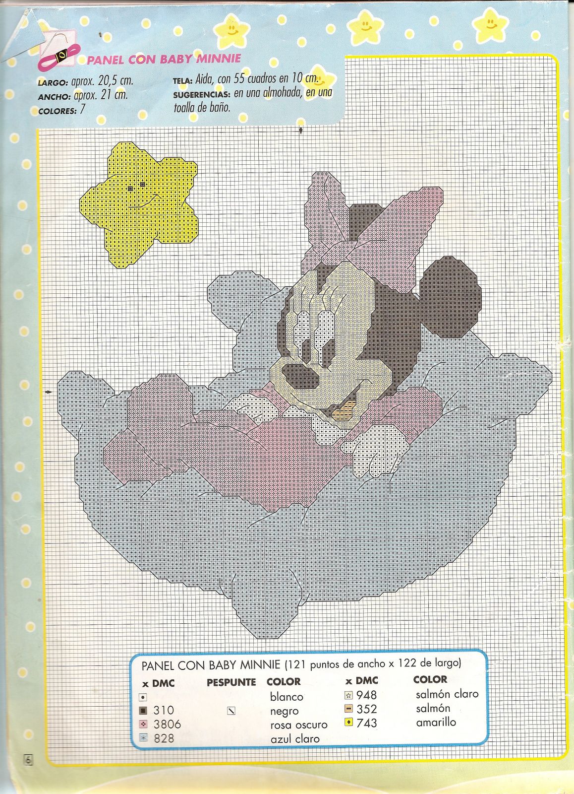 Cross stitch Baby Disney for baby blankets and baby sheets (9)