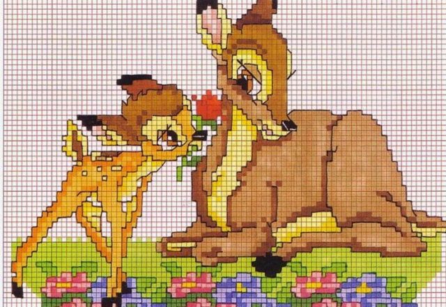 Cross stitch Bambi