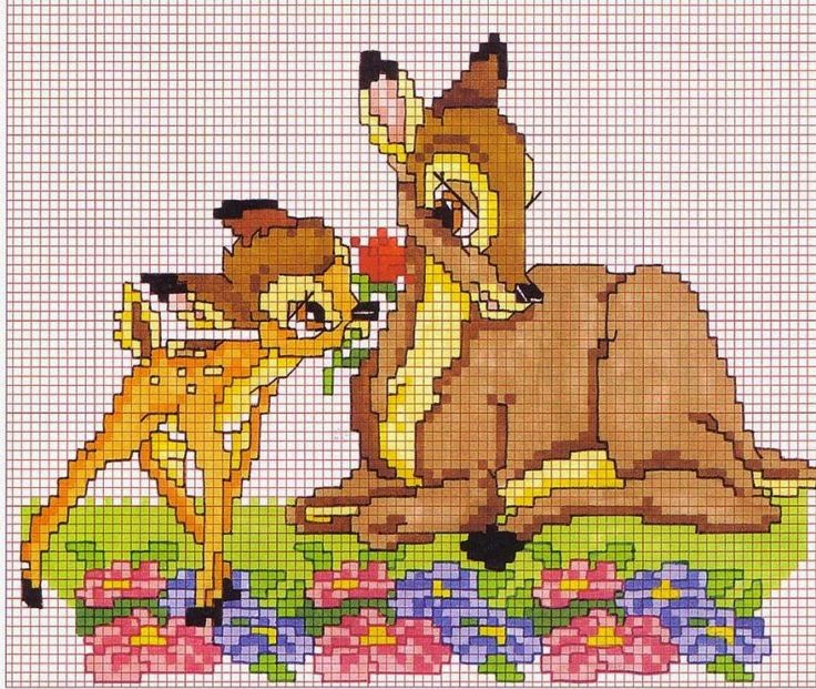 Cross stitch Bambi