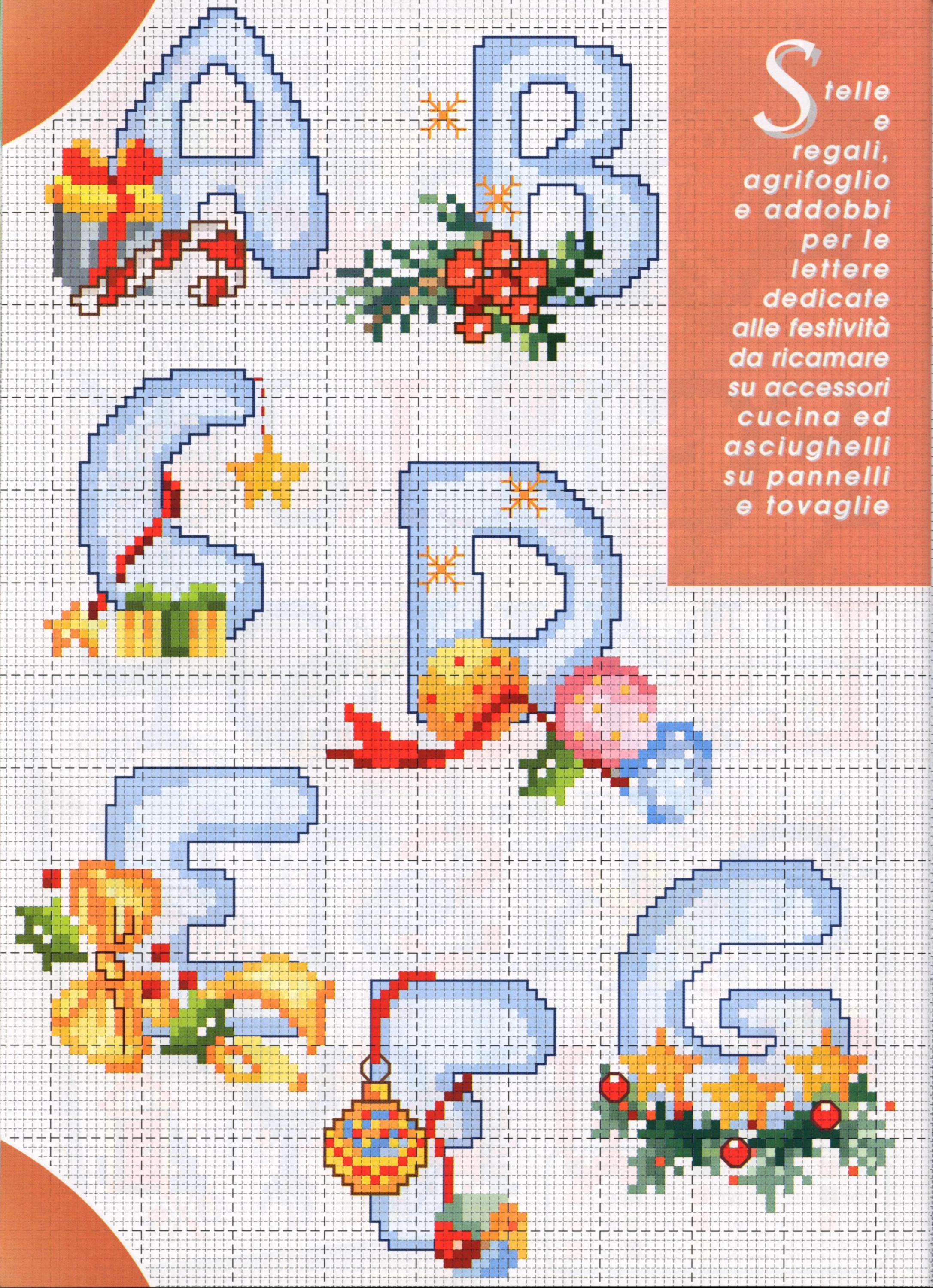 Cross stitch Christmas alphabet (1)