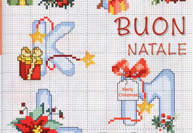 Cross stitch Christmas alphabet (2)