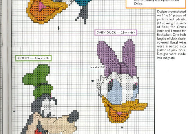 Cross stitch Disney characters together (1)
