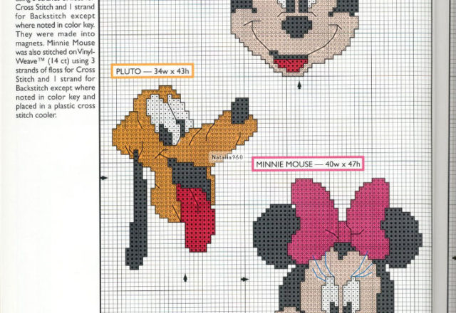 Cross stitch Disney characters together (6)