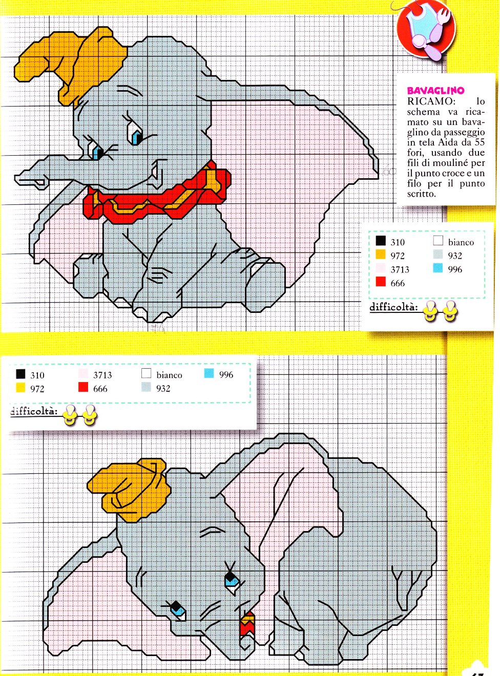Cross stitch Dumbo (1)