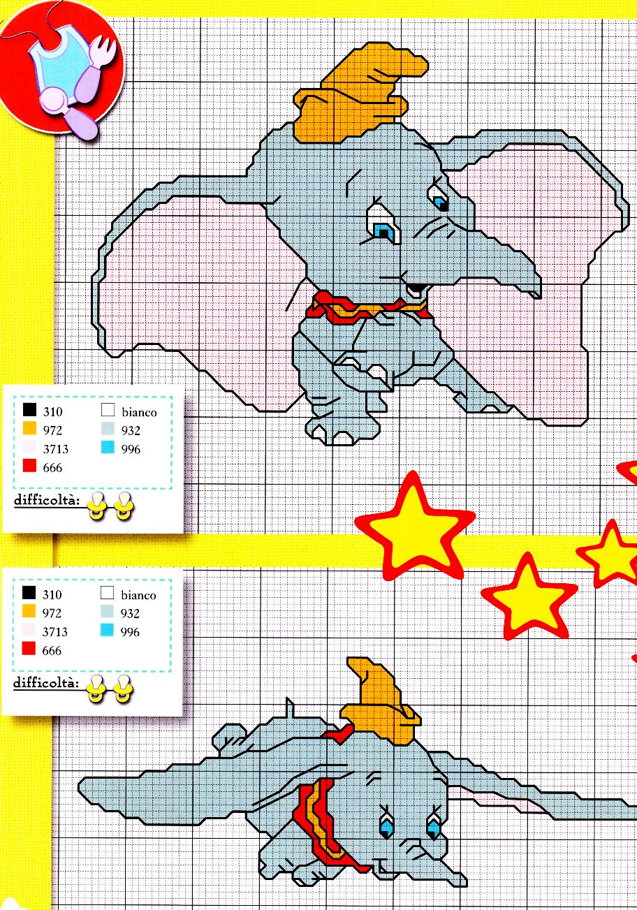 Cross stitch Dumbo (2)