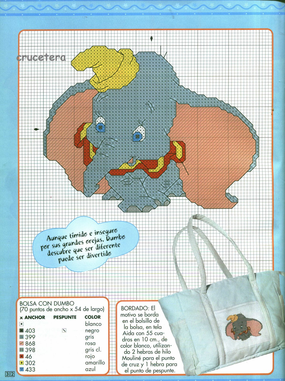 Cross stitch Dumbo (4)
