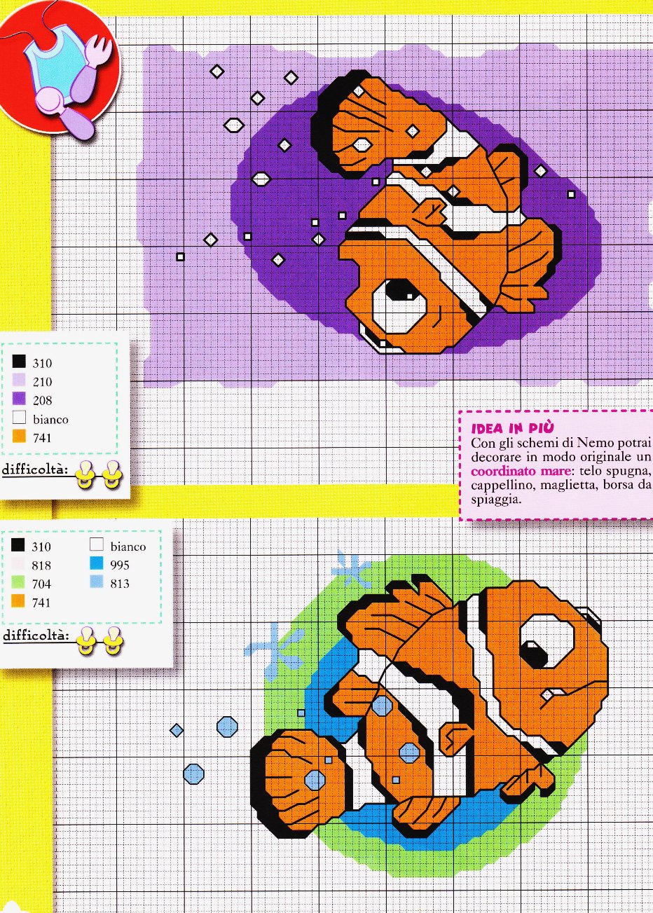 Cross stitch Finding Nemo (2)