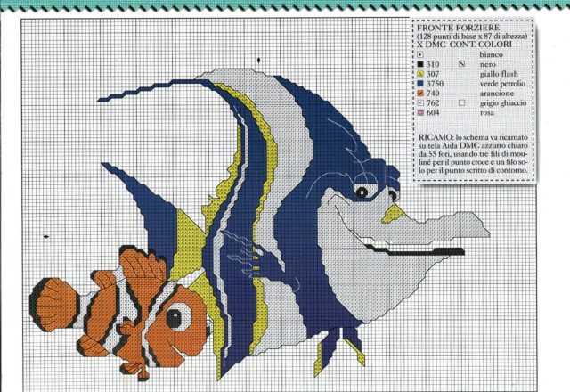 Cross stitch Finding Nemo (4)