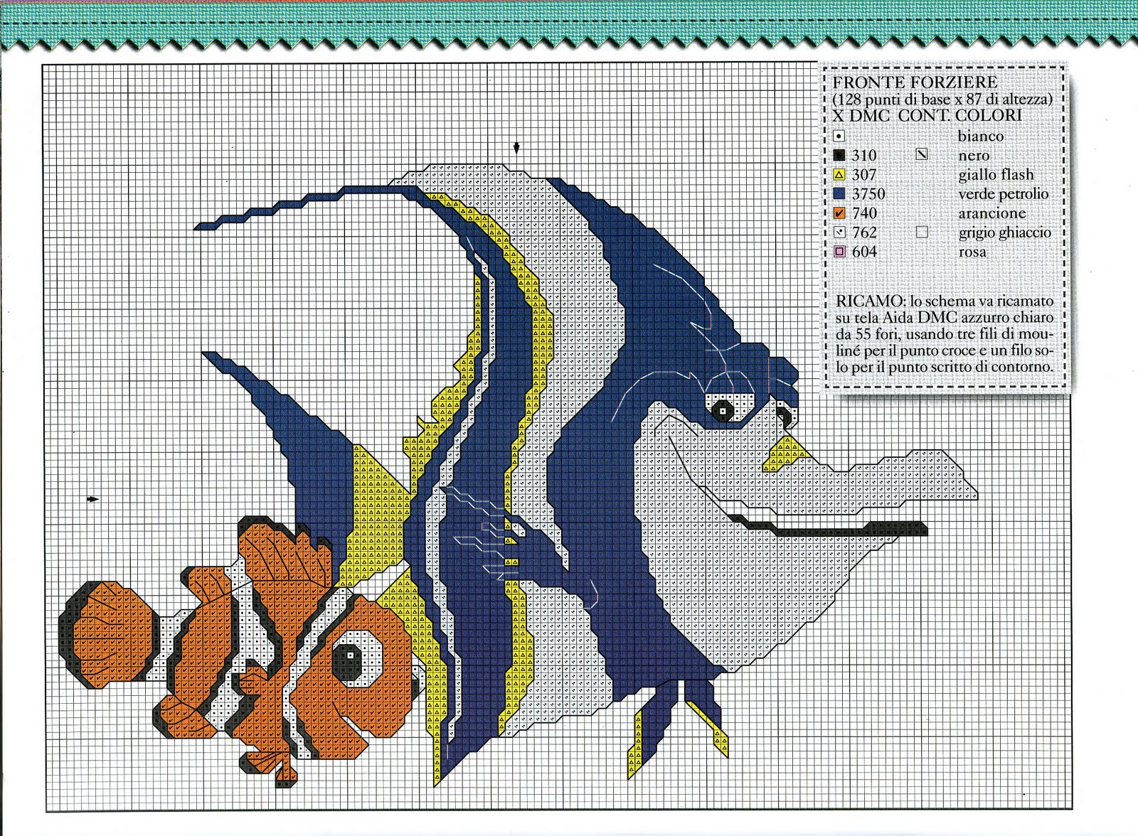 Cross stitch Finding Nemo (4)