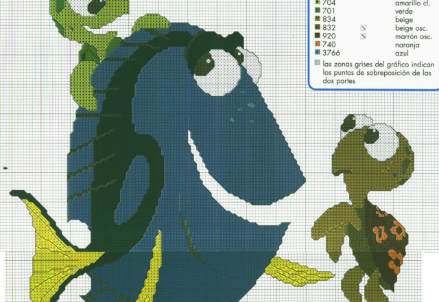 Cross stitch Finding Nemo (6)