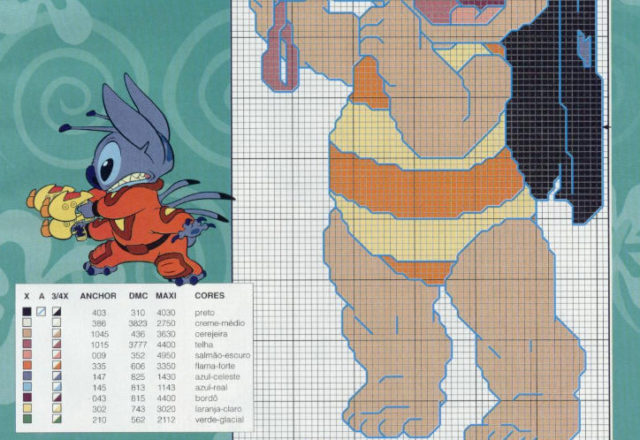 Cross stitch Lilo and Stitch (1)