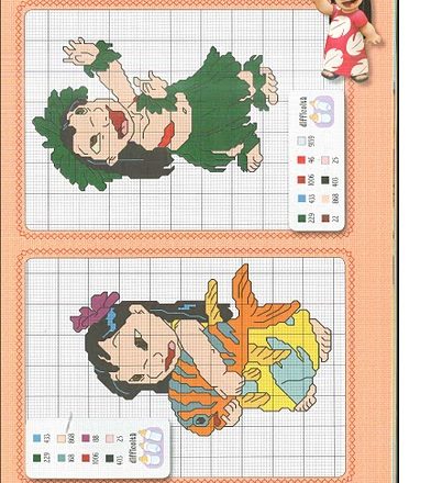 Cross stitch Lilo and Stitch (11)