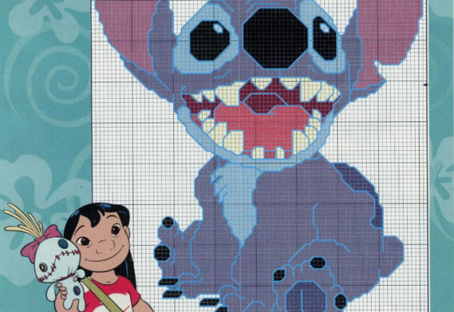 Cross stitch Lilo and Stitch (4)