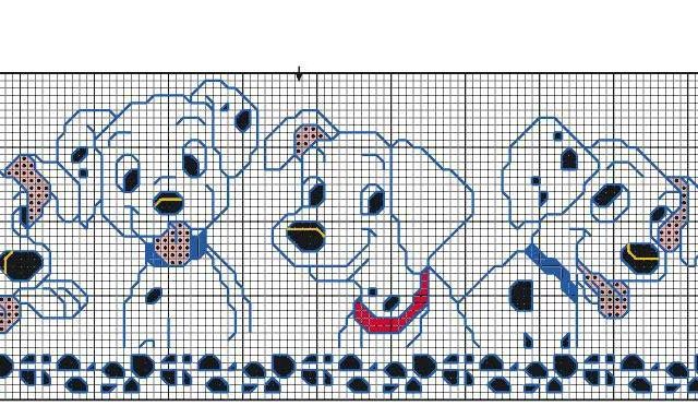 Cross stitch One Hundred and One Dalmatians (1)