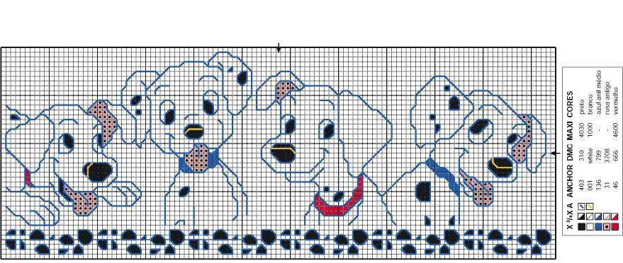 Cross stitch One Hundred and One Dalmatians (1)