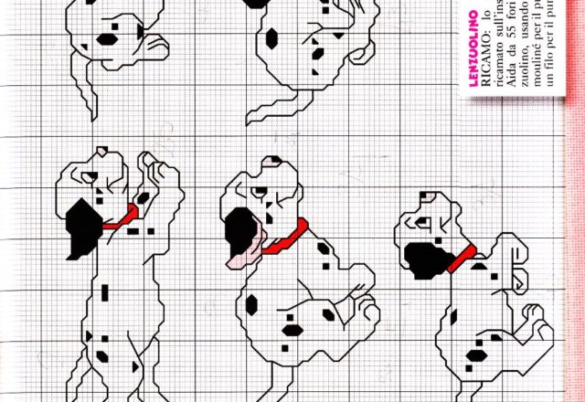Cross stitch One Hundred and One Dalmatians (3)