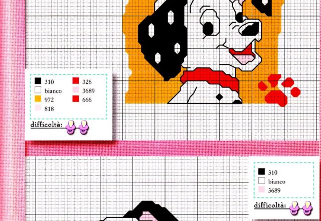 Cross stitch One Hundred and One Dalmatians (4)