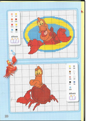 Cross stitch The Little Mermaid (5)