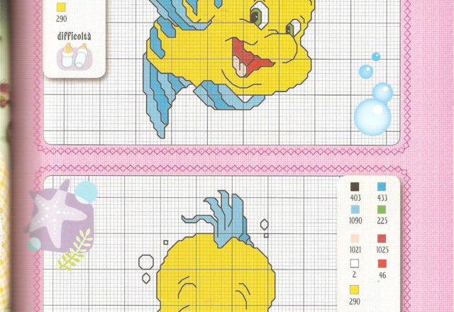 Cross stitch The Little Mermaid (6)