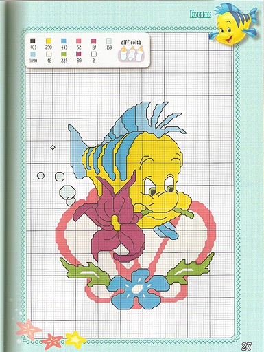 Cross stitch The Little Mermaid (8)