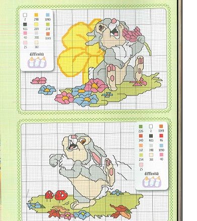 Cross stitch Thumper (4)