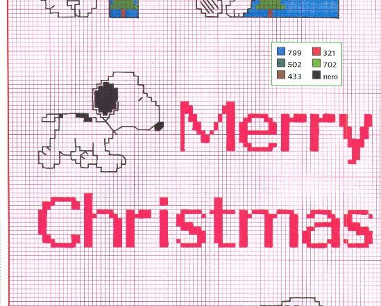 Cross stitch alphabet Charlie Brown Peanuts (5)