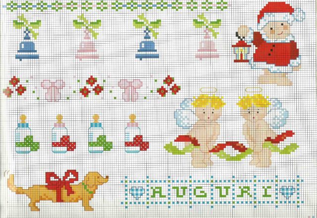 Cross stitch baby patterns Christmas