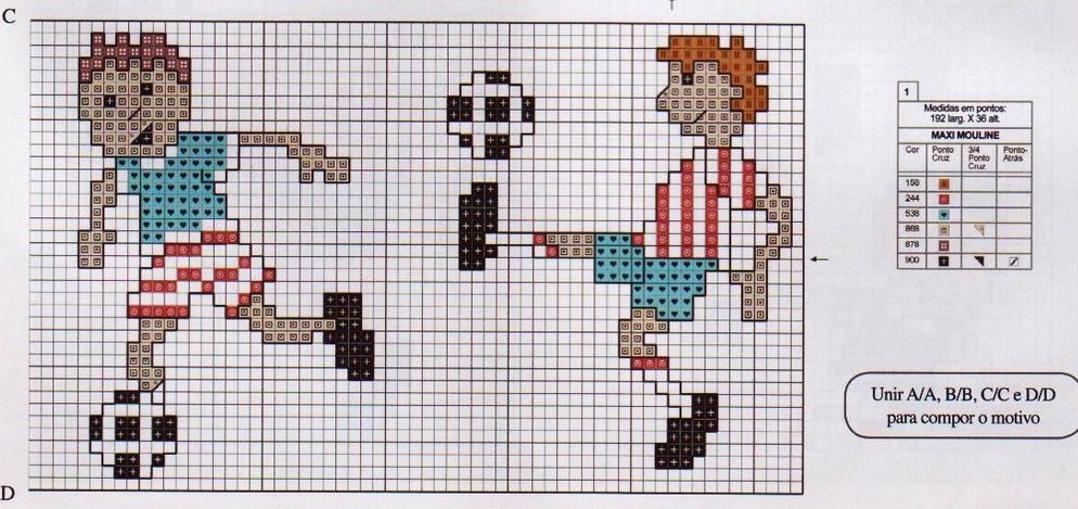 Cross stitch cot sheets with football players (4)