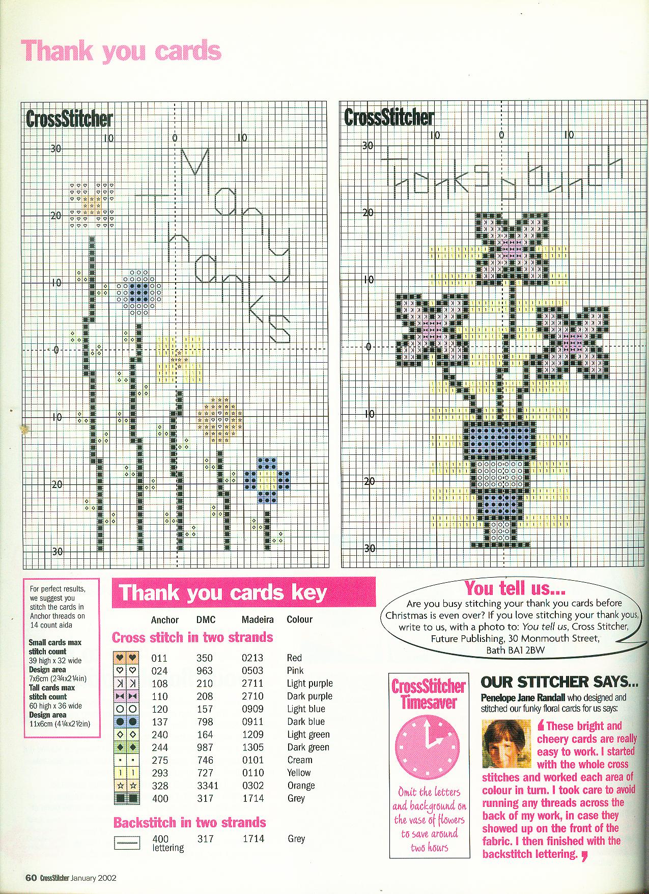 Cross stitch floral cards free patterns (4)