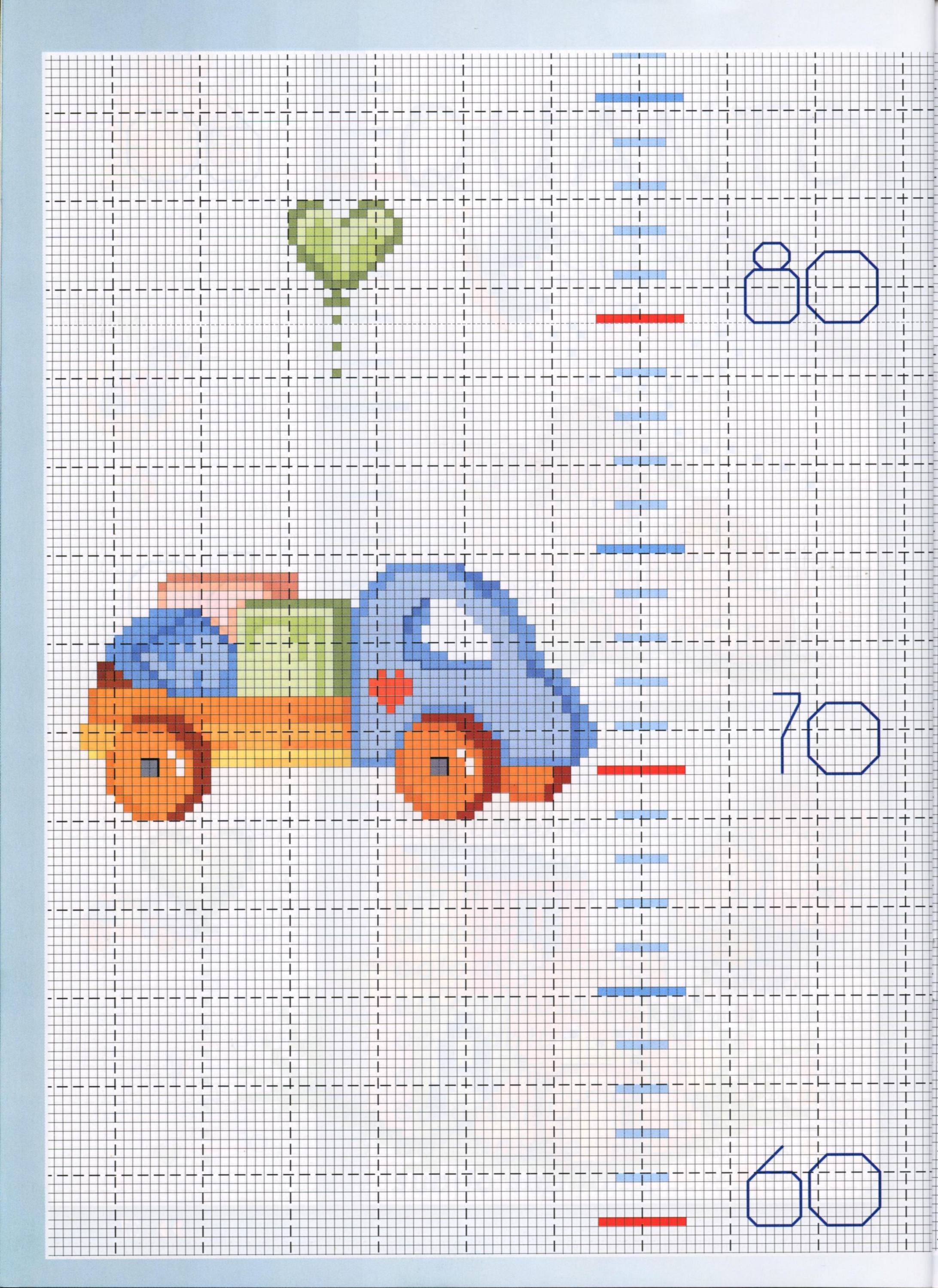 Cross stitch height chart with baby toys (2)