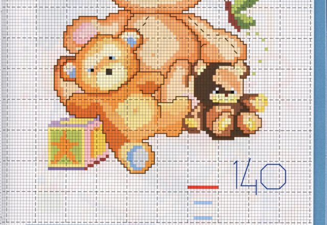Cross stitch height chart with baby toys (5)