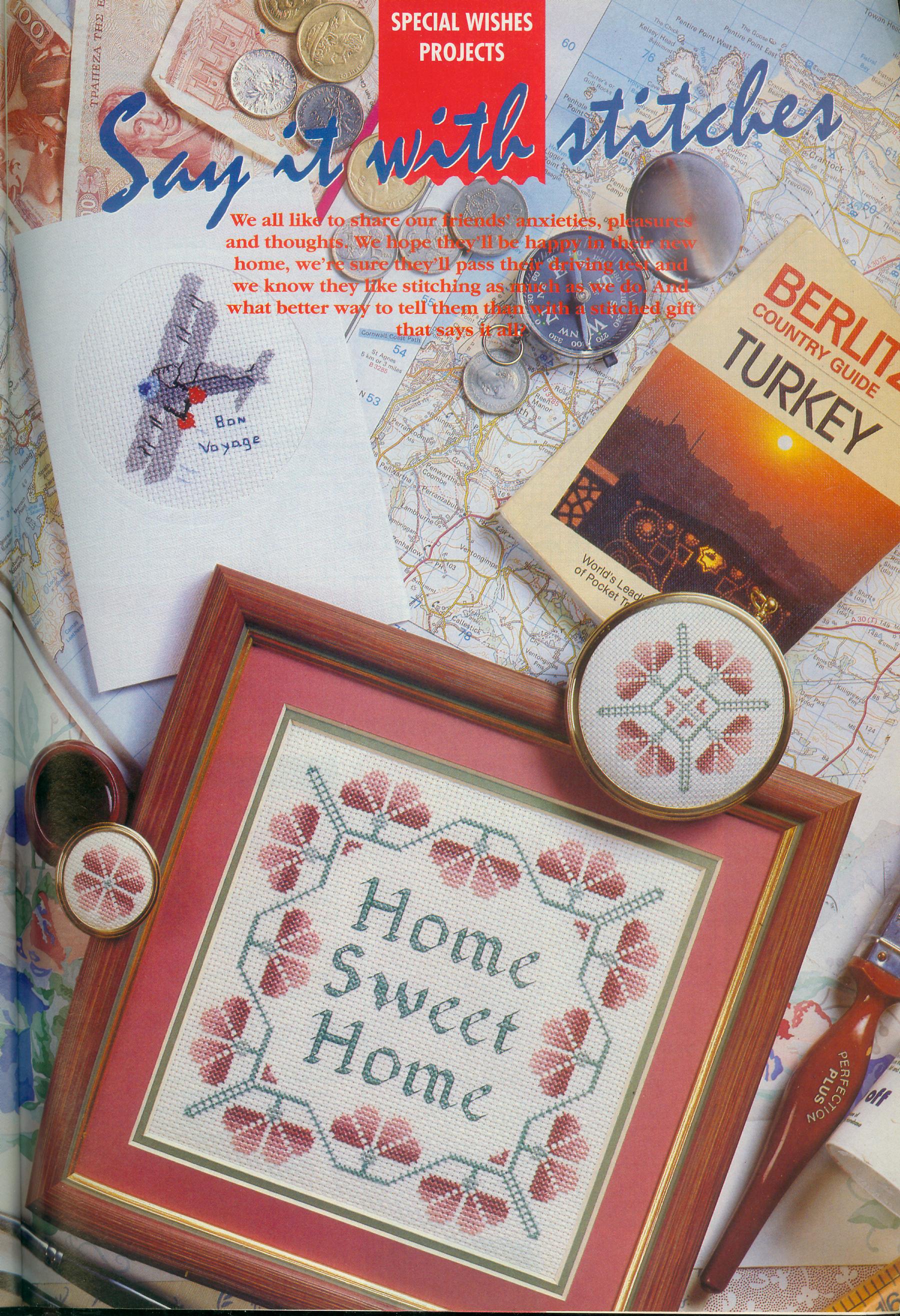 Cross stitch home sweet home picture beautiful (1)