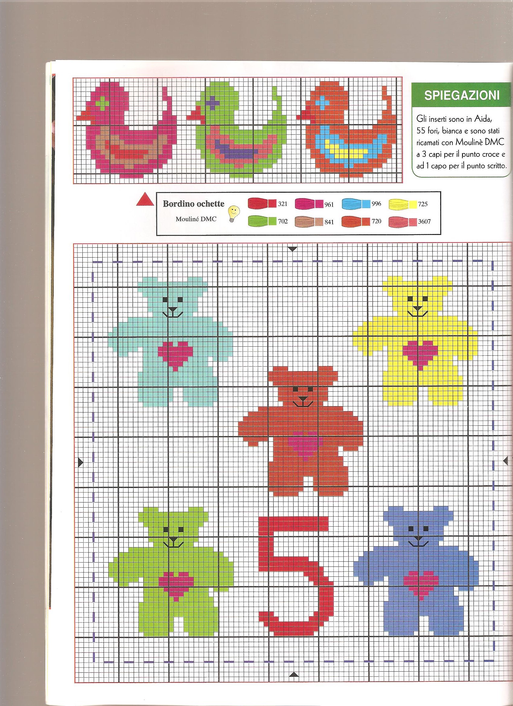 Cross stitch panel let’ s learn to count! (5)