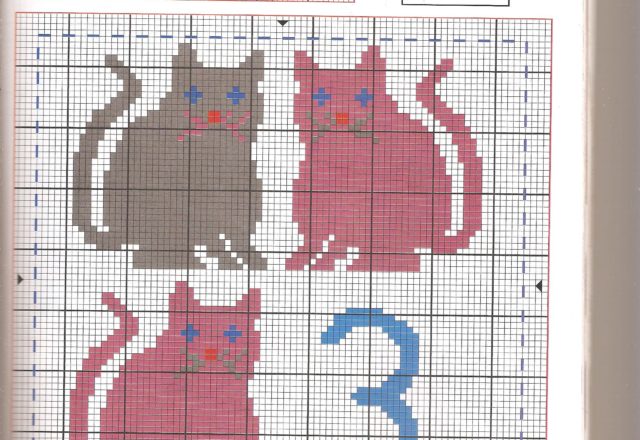Cross stitch panel let’ s learn to count! (9)