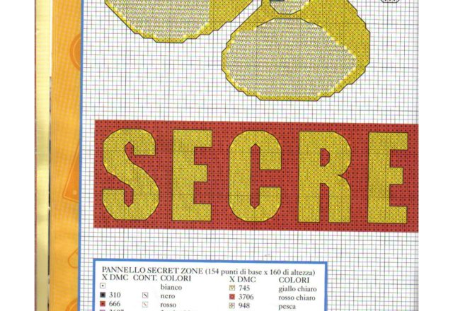 Cross stitch panel with Minnie Mouse and Mickey Mouse (4)