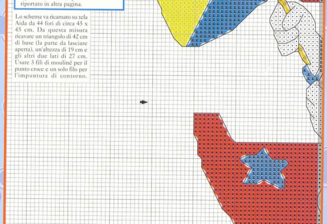 Cross stitch pattern Donald Duck on the boat (2)