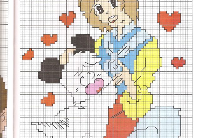 Cross stitch pattern Hello Spank (2)