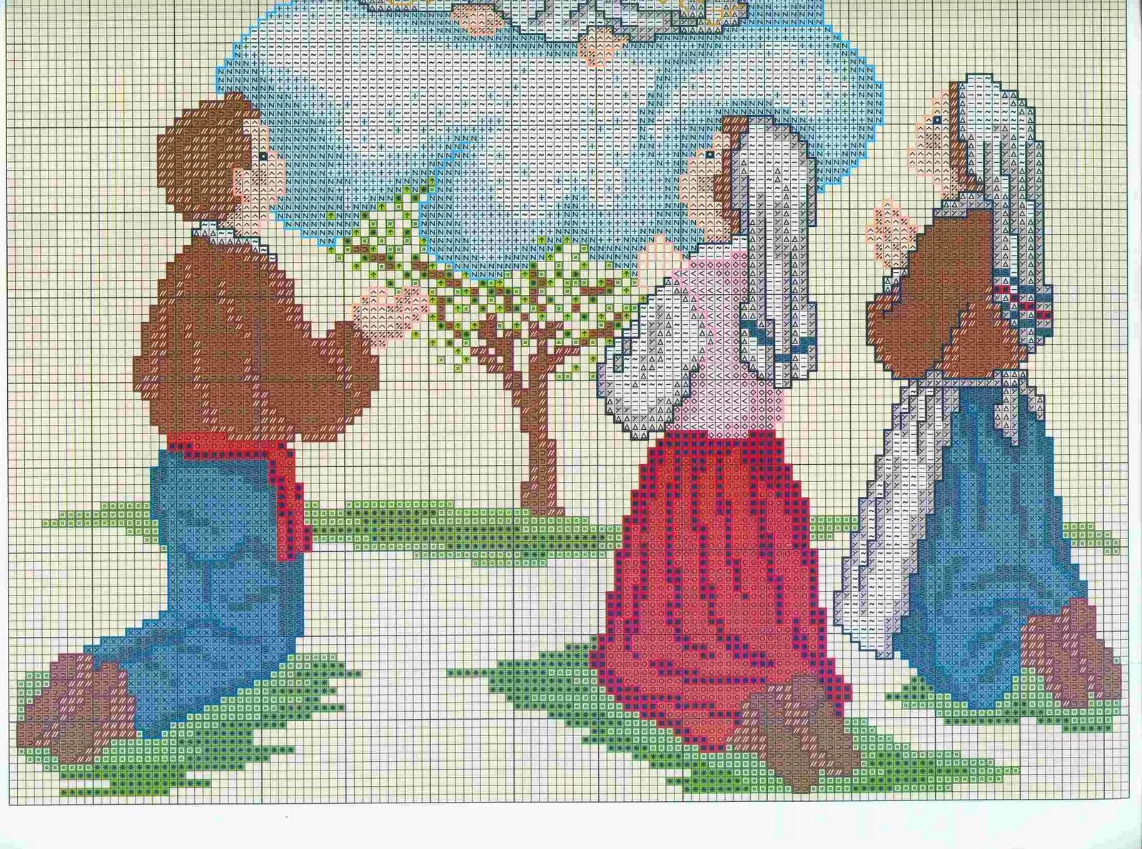 Cross stitch pattern Our Lady of Fatima (3)
