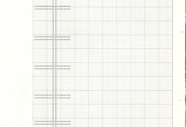 Cross stitch pattern placemat with bows (2)