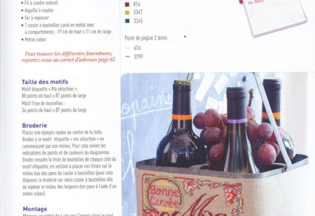 Cross stitch pattern with wine bottles (1)