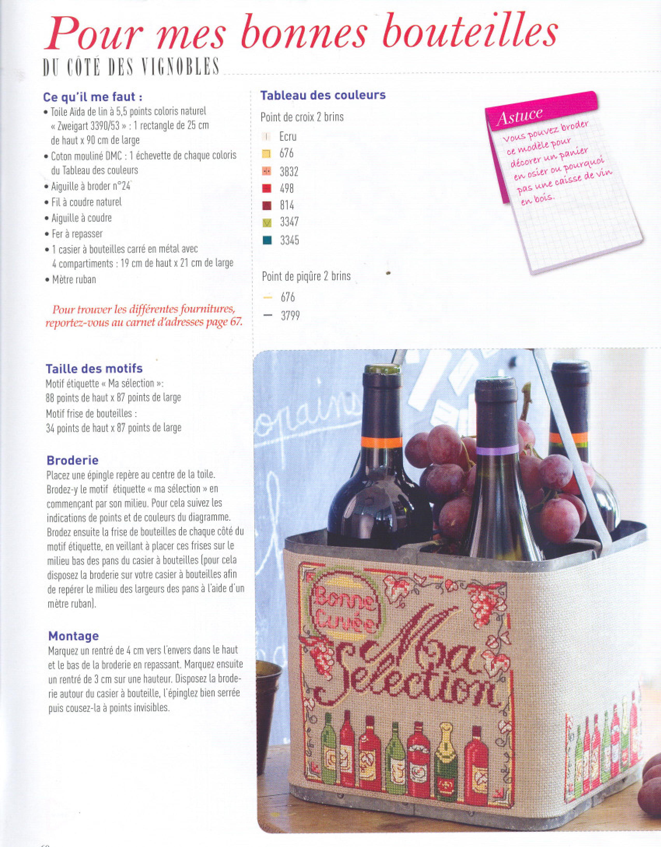 Cross stitch pattern with wine bottles (1)