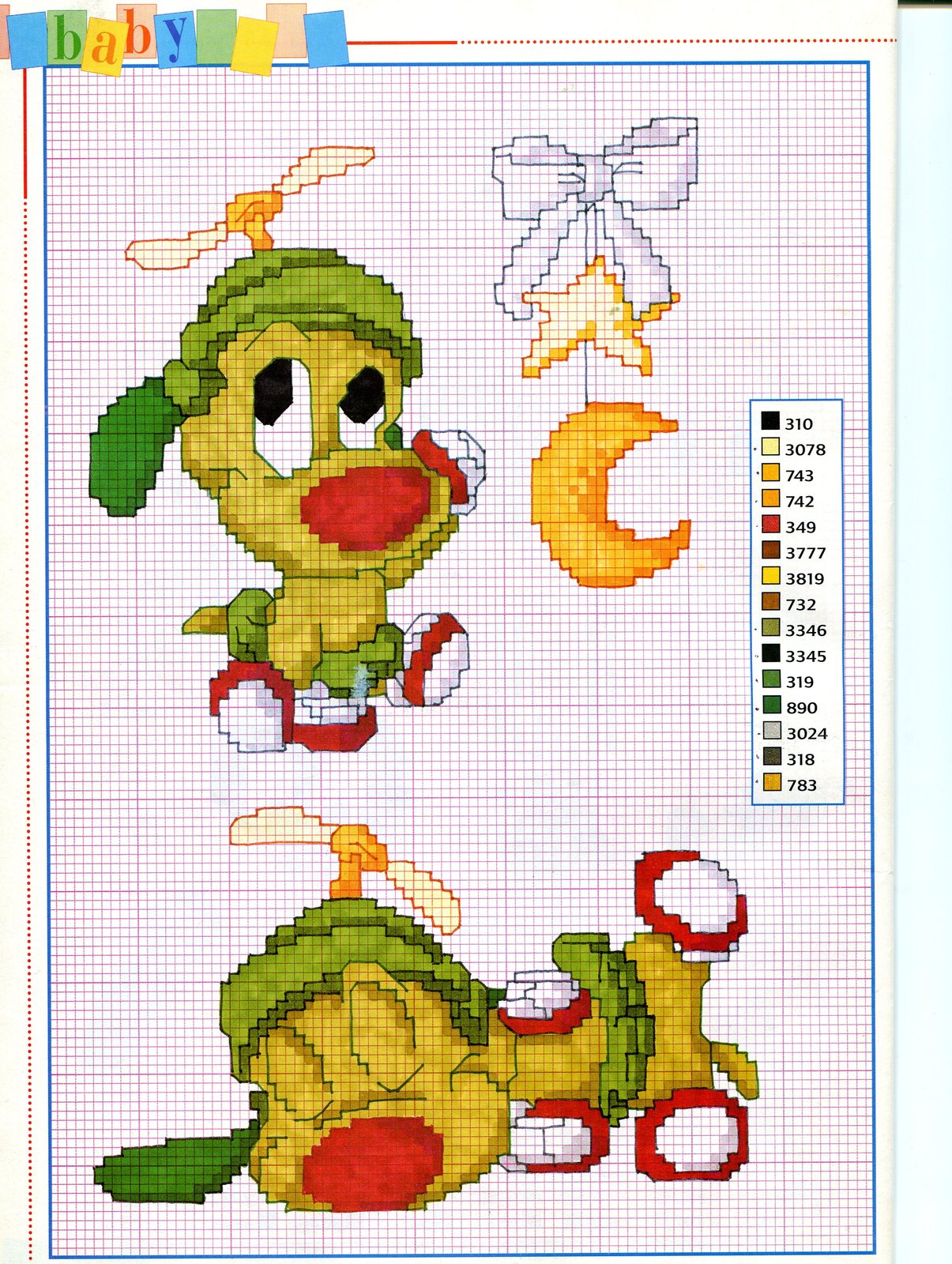 Cross stitch patterns Baby Looney Tunes (4)